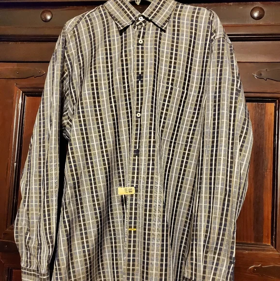 Men Robert Talbott Carmel‎ Dress Shirt Size XL - Picture 7 of 7